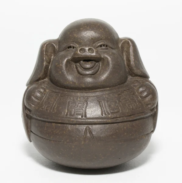 Chinese netsuke pig — Stock Photo, Image