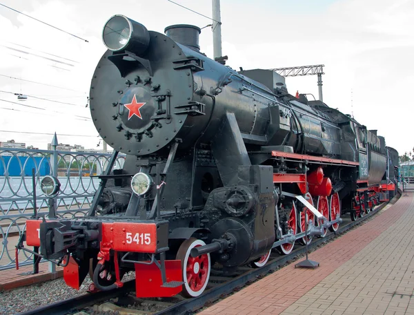 Locomotiva a vapor — Fotografia de Stock