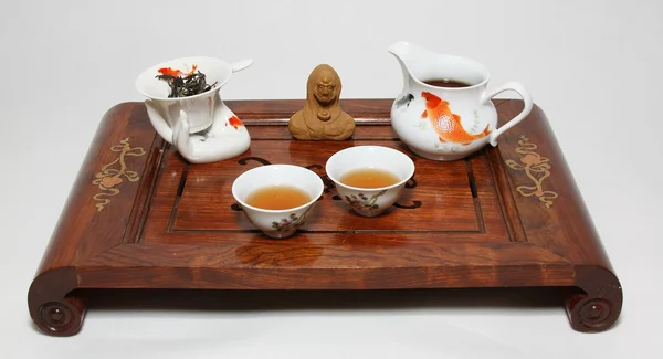 Table de cérémonie du thé chinois — Photo