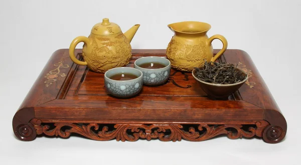 Table de cérémonie du thé chinois — Photo