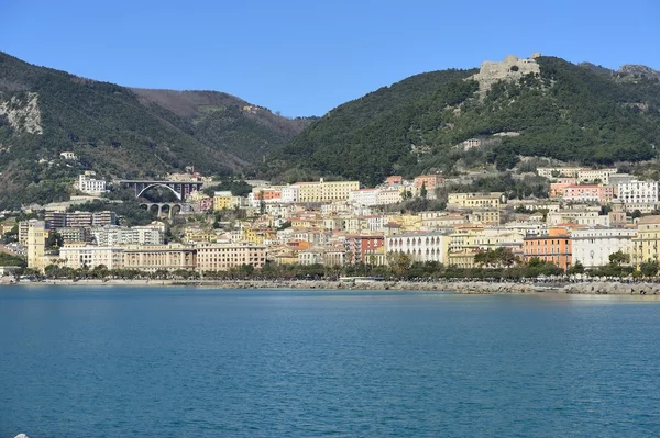 Vista sul lungomare nel Golfo di Salerno — Foto Stock