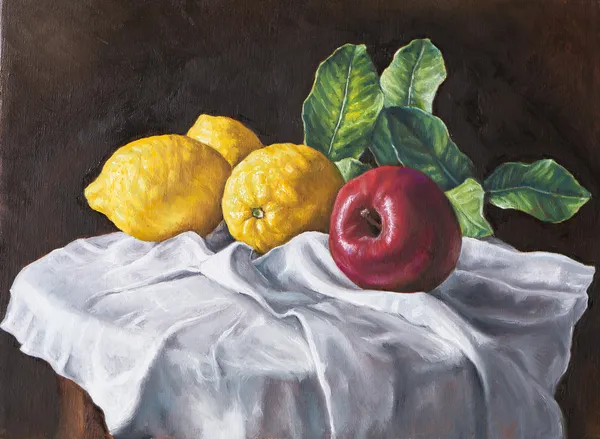 Oil painting of a still life — Stock Photo, Image