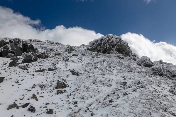 Piedras Rocas Congeladas Ruta Senderismo Turístico Las Montañas Monte Ararat — Foto de Stock