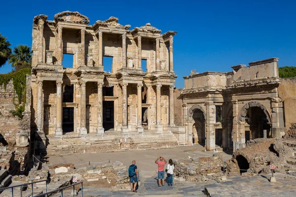 Biblioteca Celsus Éfeso Selcuk Turquia Éfeso Efes Patrimônio Mundial Unesco — Fotografia de Stock
