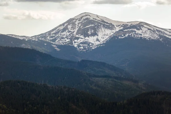 View Mount Hoverla 061 Metres Highest Mountain Ukraine Part Carpathian — Stock Photo, Image