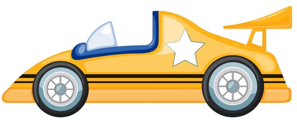 黄色の車 — ストックベクタ