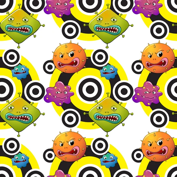 Seamless pattern with kid's theme