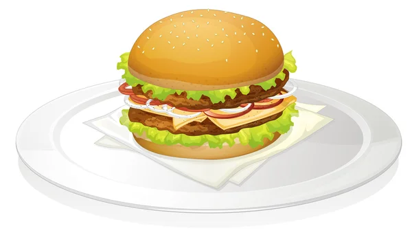 Burger — Stock Vector