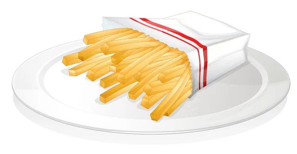 Frites — Stockvector