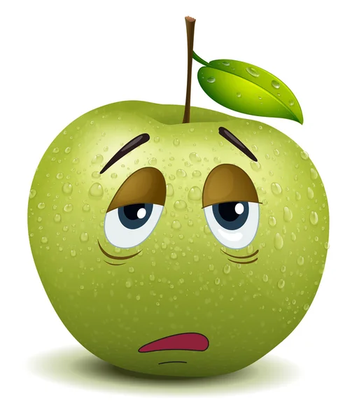 Jabłko matowa buźka — Wektor stockowy