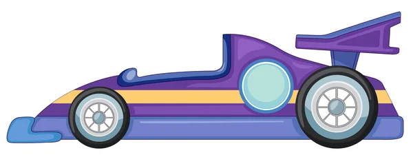 Ein lila Auto — Stockvektor