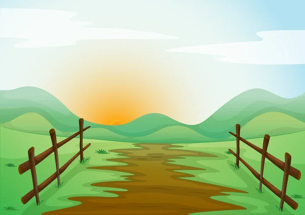 Paisaje — Vector de stock