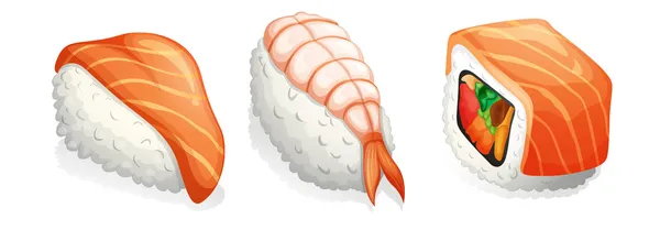 Sushi — Stockvektor