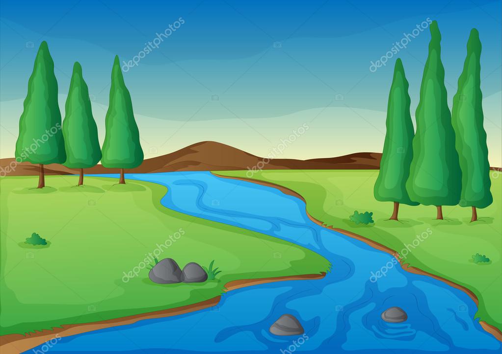 River — Stock Vector © interactimages #13324001