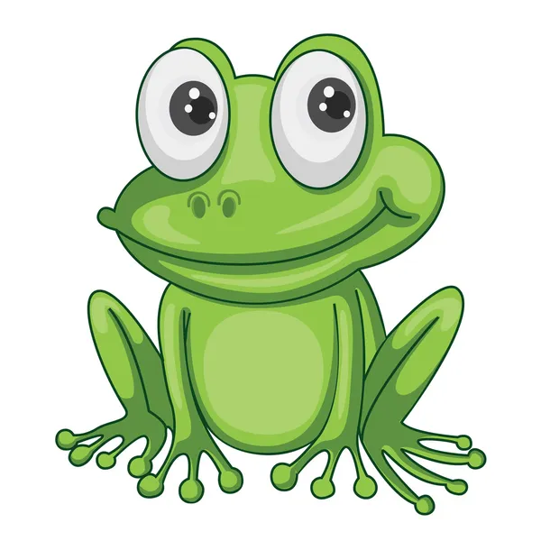 Ein Frosch — Stockvektor