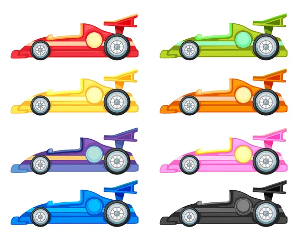 Carreras de coches — Vector de stock