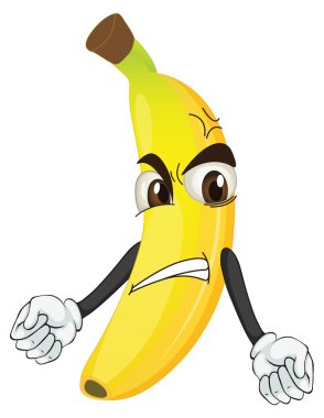kızgın muz smiley