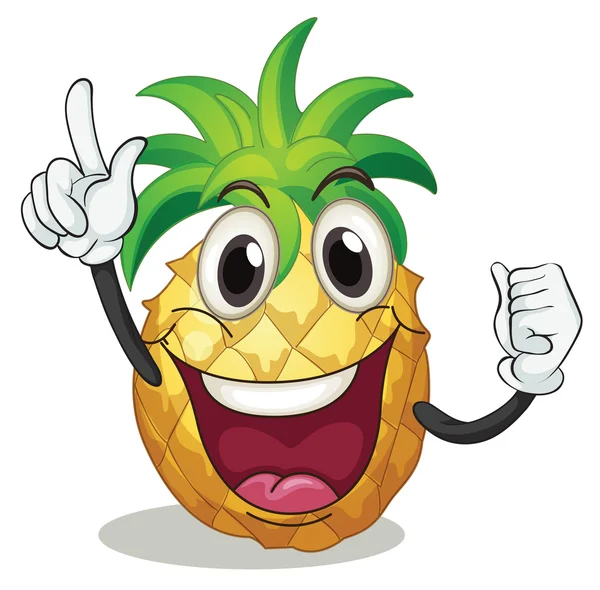 Cartoon pineapple Vector Art Stock Images | Depositphotos
