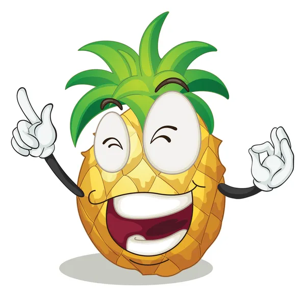 Piña — Vector de stock