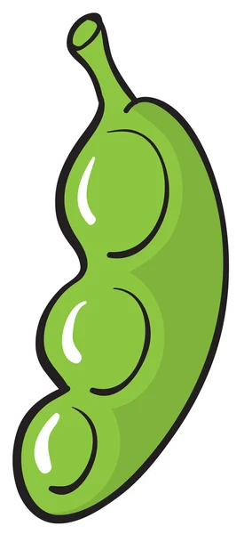 Green peas — Stock Vector