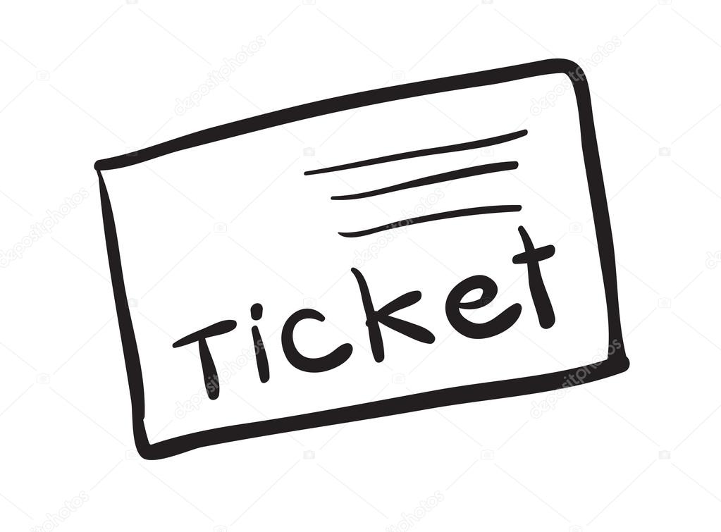 ticket - stock illustration