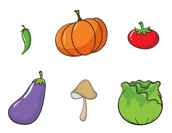 Vegetables — Stock Vector