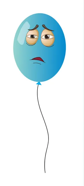 Blue balloon — Stock Vector