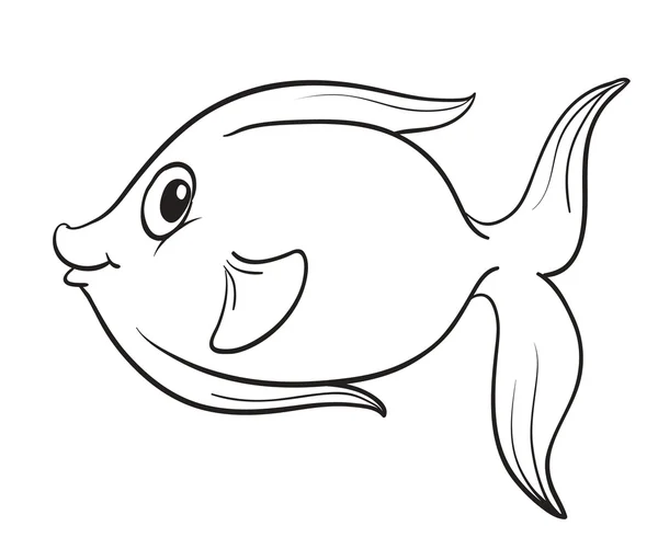 Rybí obrys — Stockový vektor