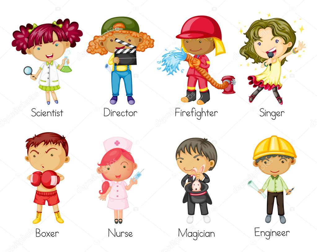 different occupations for kids