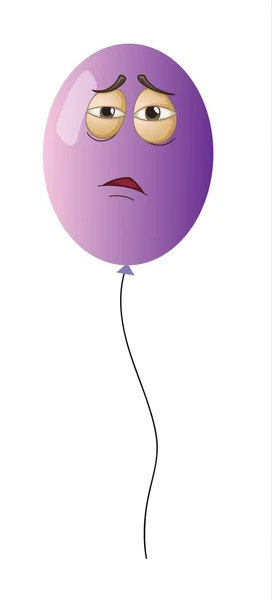 A purple balloon — Stock Vector