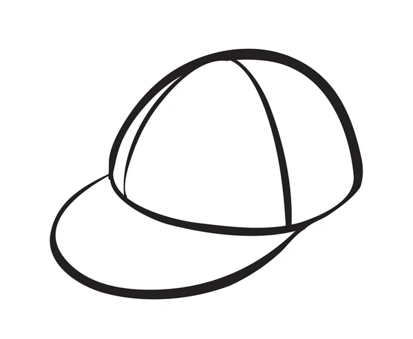 Un contour de chapeau — Image vectorielle