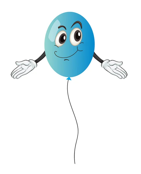 Ballooon bleu — Image vectorielle
