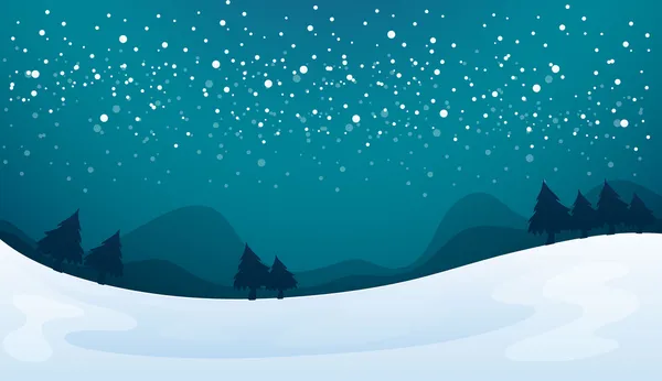 Snowfall — Stock Vector