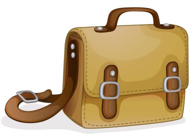 kahverengi bir çanta