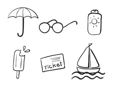 Various objects vector Various objects vector