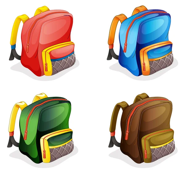 Σχολικές τσάντες — Διανυσματικό Αρχείο