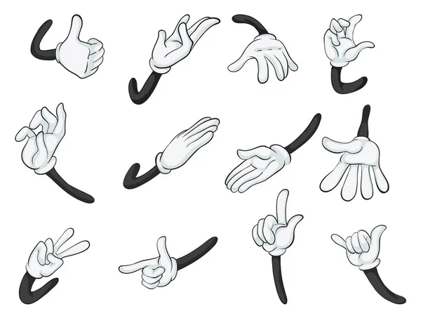 Various hands — Stock Vector