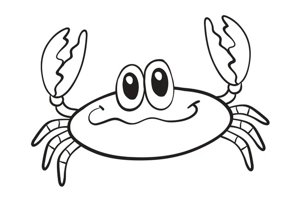 Eine Krabbe — Stockvektor