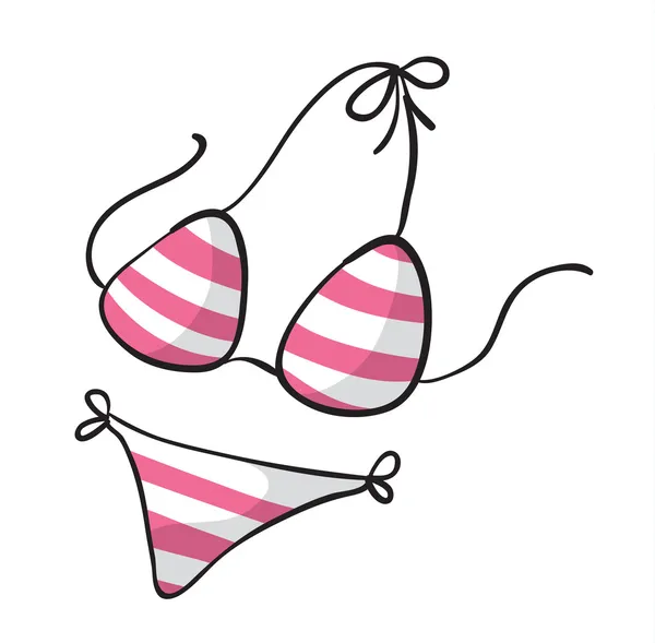 Bikini — Vector de stock