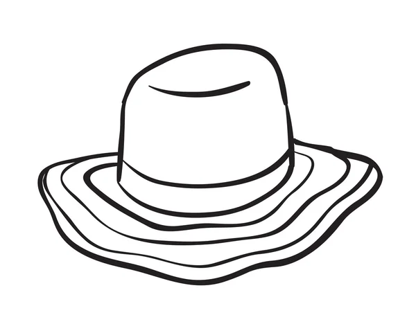 一顶帽子 — 图库矢量图片
