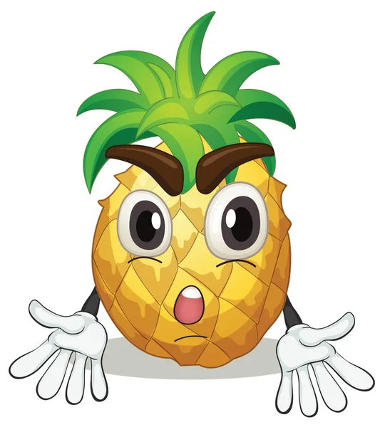 A pineapple — Stock Vector