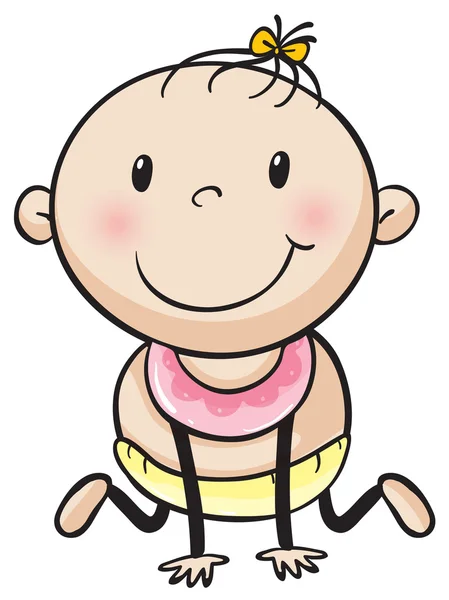 A baby — Stock Vector