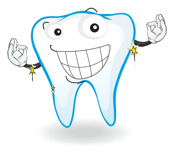 Bir diş — Stok Vektör