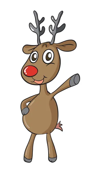 A reindeer — Stock Vector