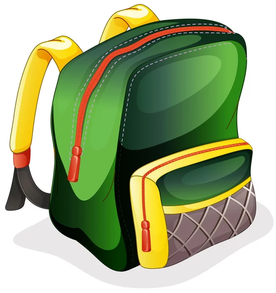 Una bolsa de escuela — Vector de stock