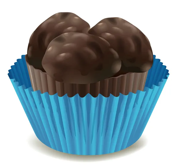 Un Cupcake — Image vectorielle