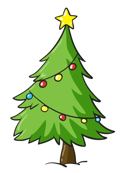 A christmas tree — Stock Vector