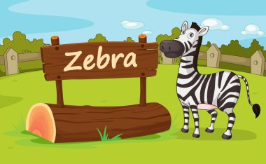 Zoo animal clipart