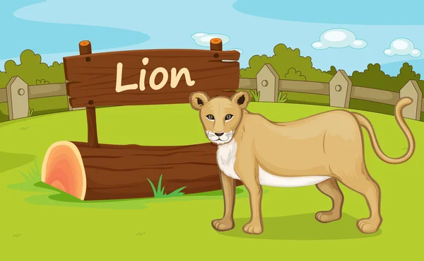 Animaux du zoo — Image vectorielle