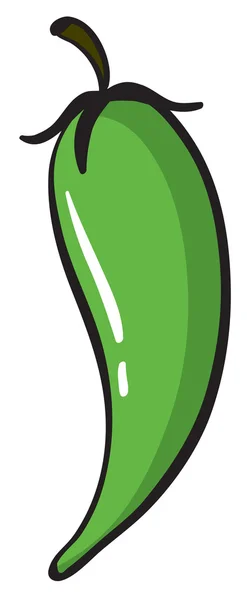 Peperoncino verde — Vettoriale Stock